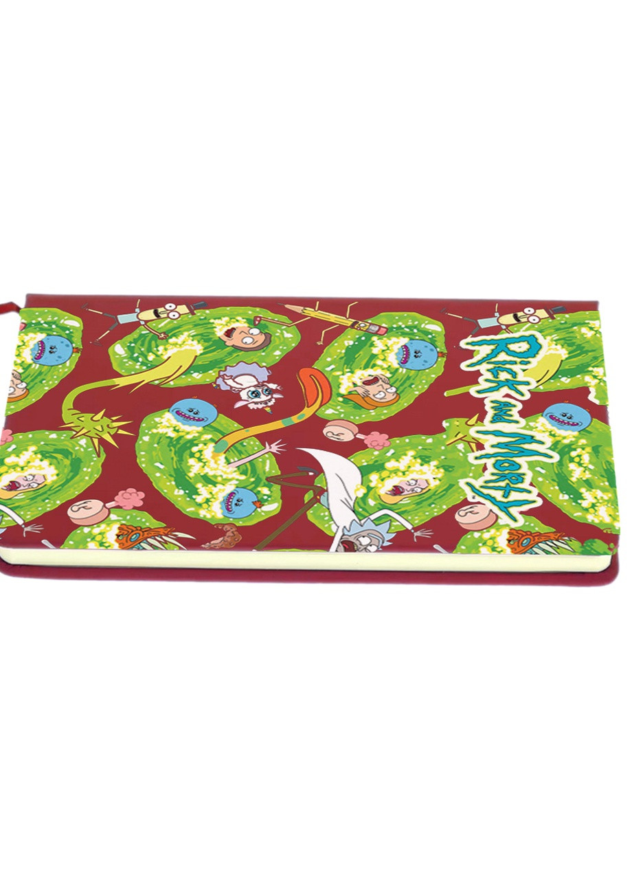 Блокнот А5 Рік та Морті (Rick and Morty) Червоний (92228-2691-RD) MobiPrint (257328816)