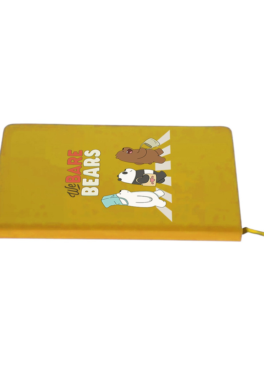 Блокнот А5 Вся правда о медведях (We Bare Bears) Желтый (92228-2666-SY) MobiPrint (257327219)