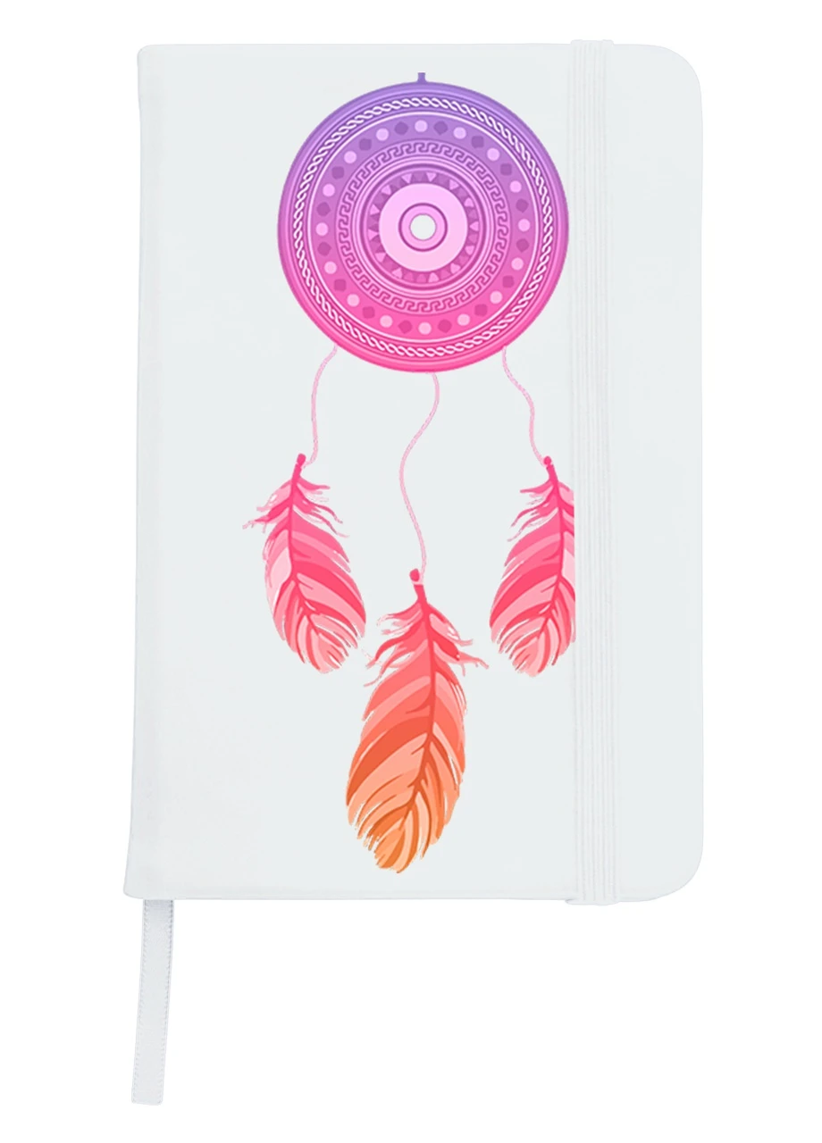 Блокнот А5 Ловець Снов (Dreamcatcher) Білий (92228-2855-WT) MobiPrint (257323848)