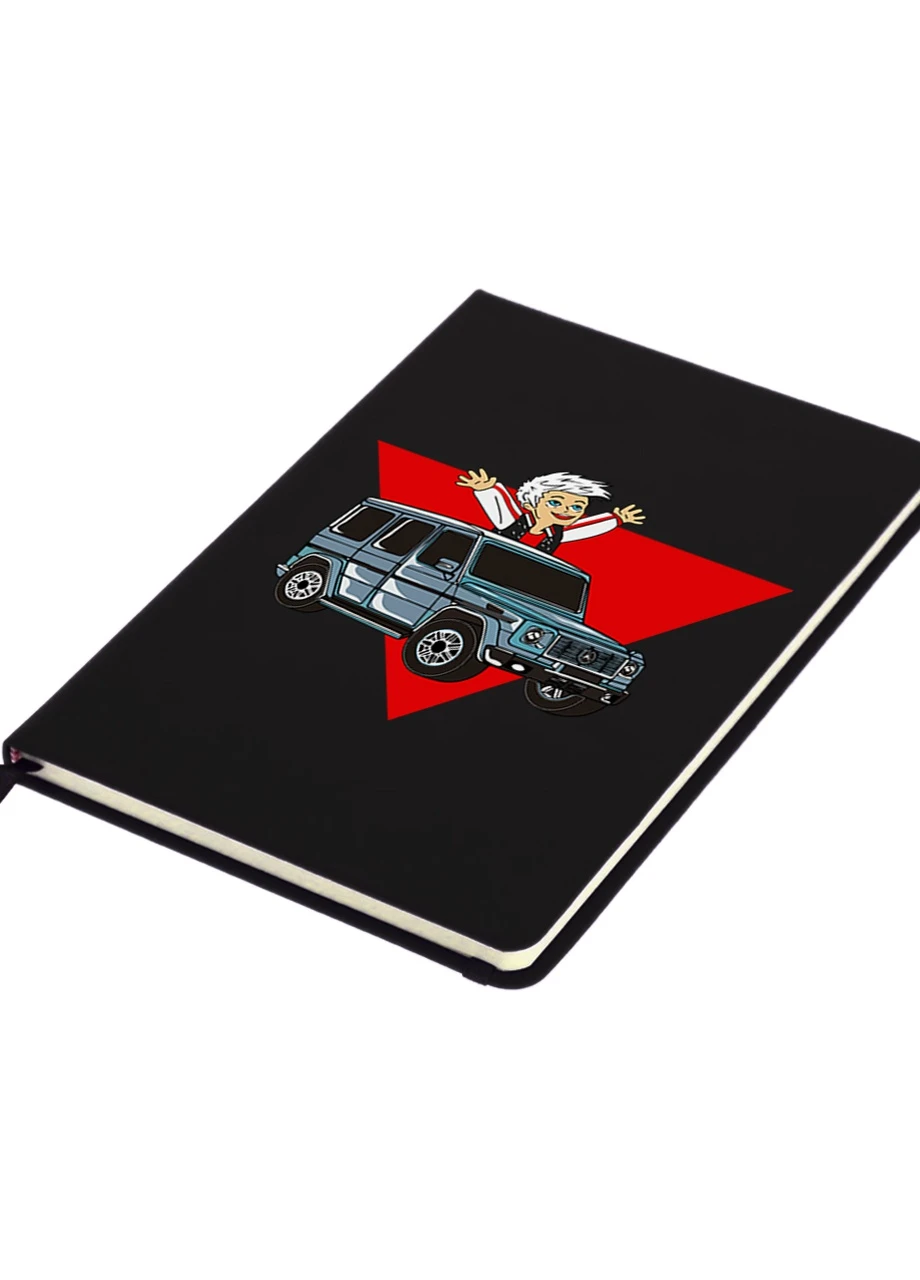Блокнот А5 блогер Влад Бумага А4 (blogger Vlad A4) Черный (92228-2618-BK) MobiPrint (257322664)