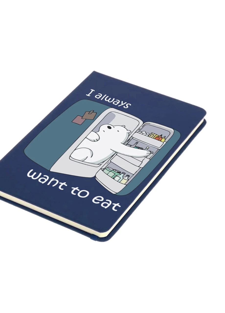Блокнот А5 Вся правда о медведях (We Bare Bears) Темно-синий (92228-2907-NB) MobiPrint (257325346)