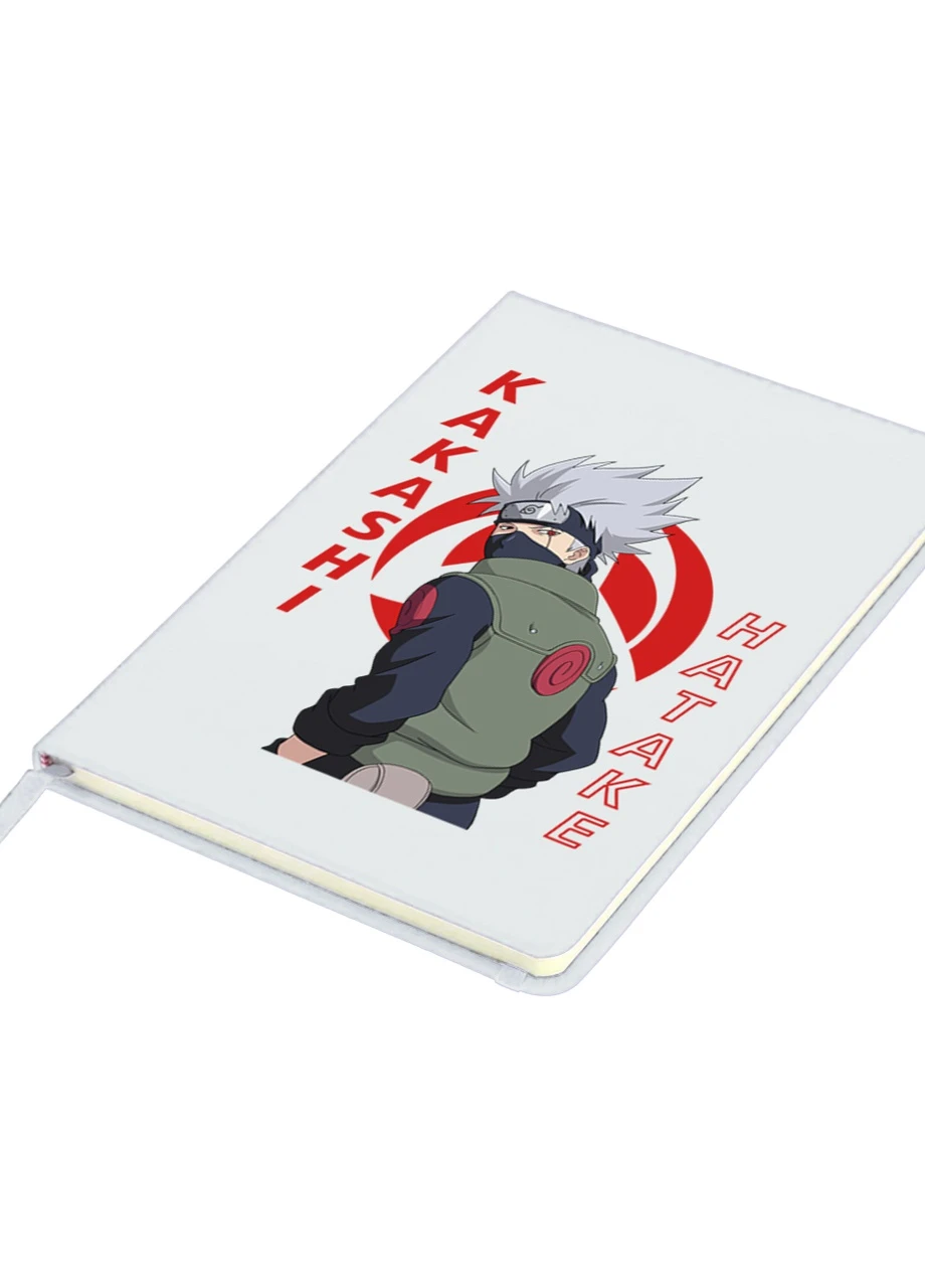 Блокнот А5 Хатакэ Какаши (Hatake Kakashi) Белый (92228-2820-WT) MobiPrint (257328002)