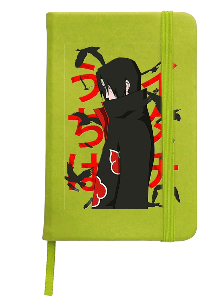 Блокнот А5 Итачи Учиха (Itachi Uchiha) Салатовый (92228-2817-LM) MobiPrint (257326471)