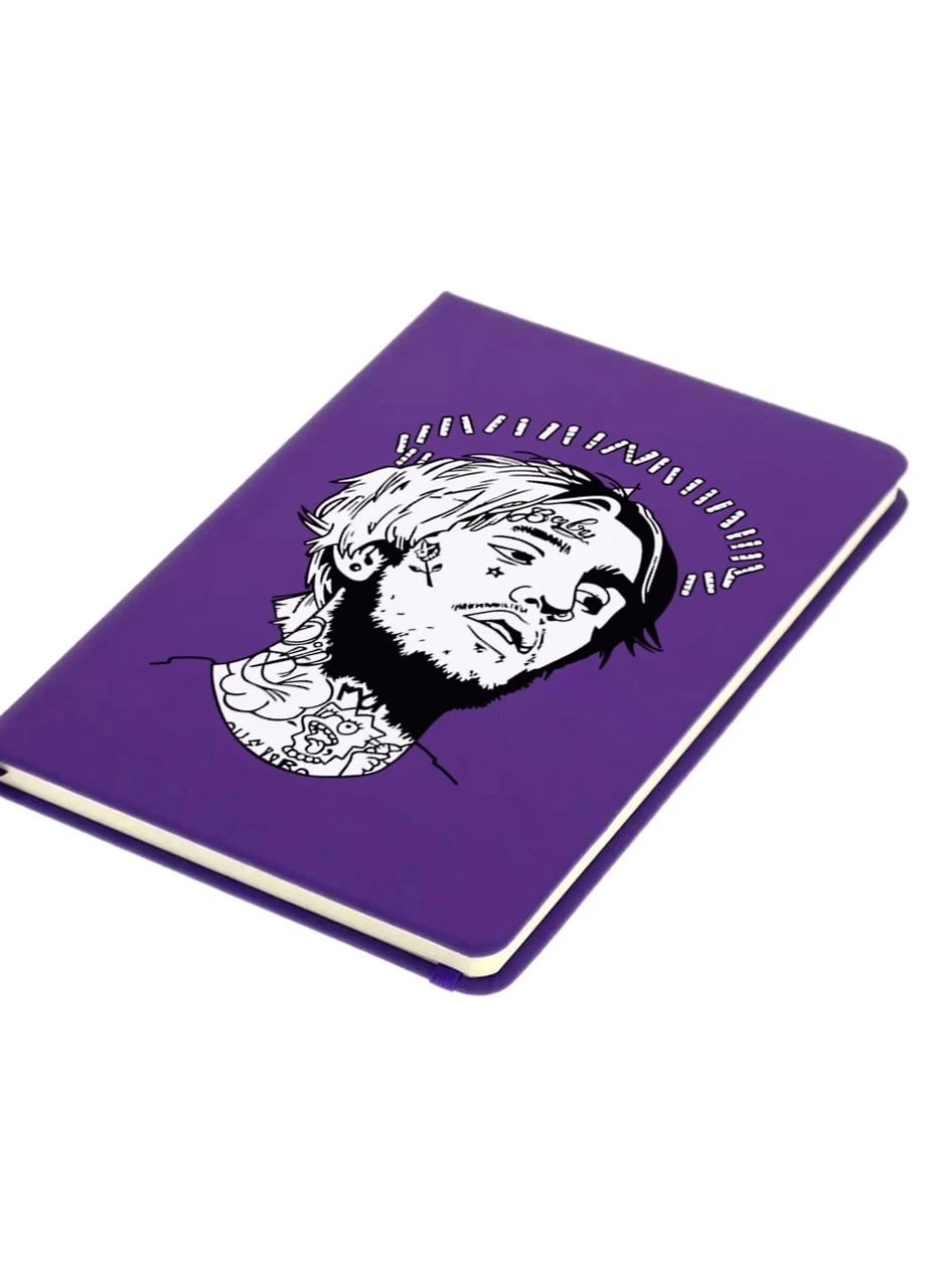 Блокнот А5 Лил Пип (Lil Peep) Фиолетовый (92228-2634-PU) MobiPrint (257322666)