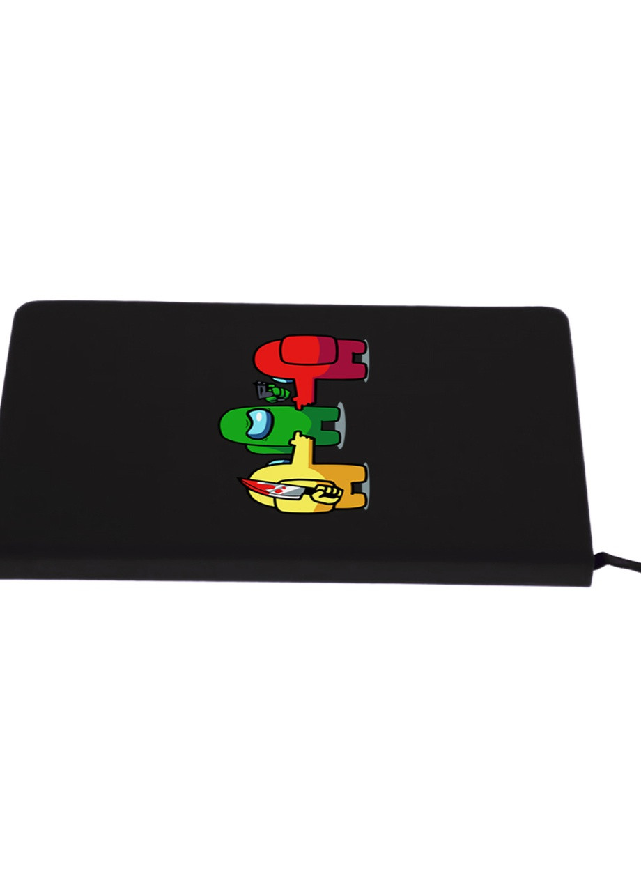 Блокнот А5 Амонг Ас (Among Us) Чорний (92228-2425-BK) MobiPrint (257325119)