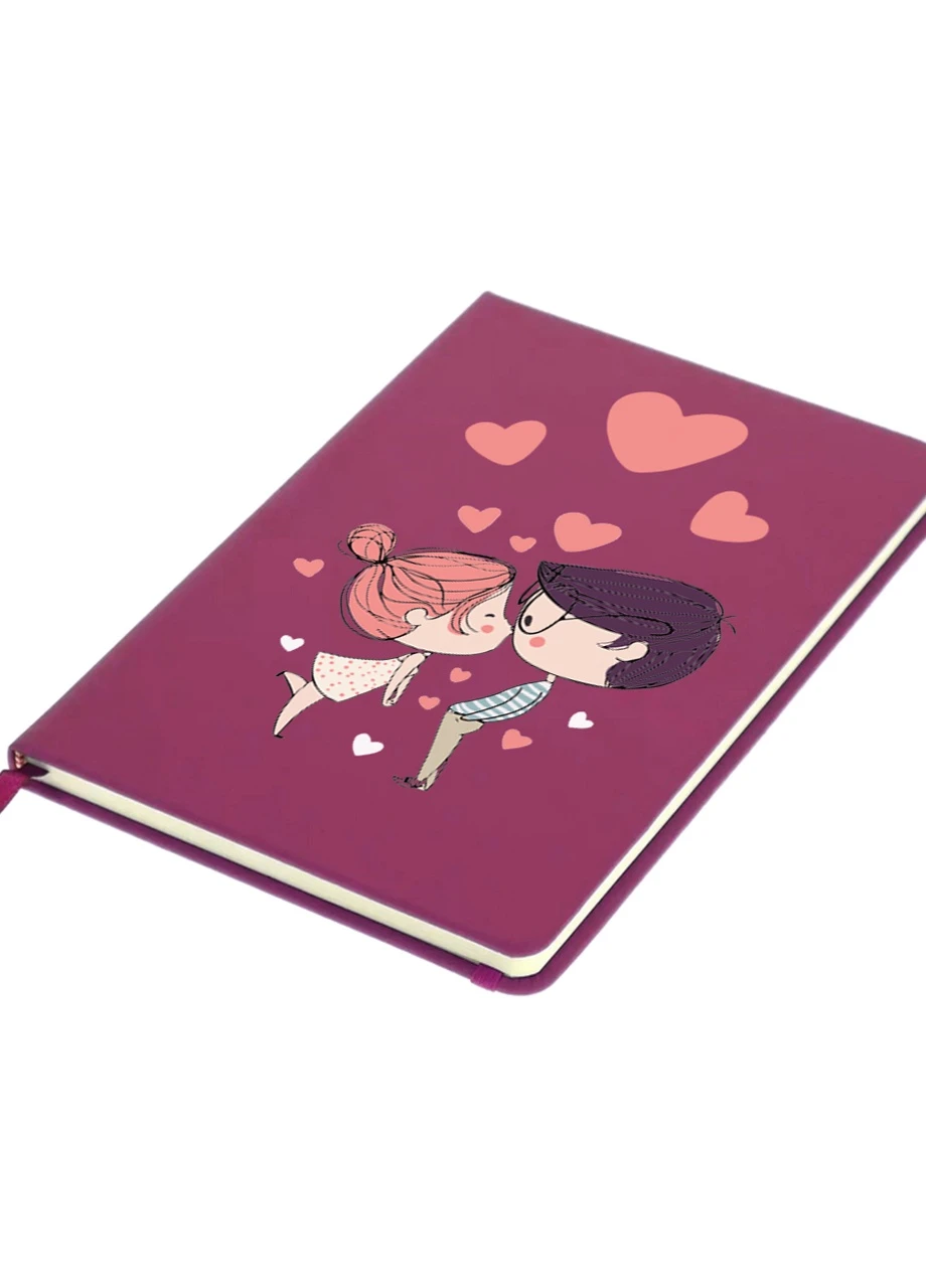 Блокнот А5 С днем Святого Валентина (Happy Valentine's day) Малиновый (92228-2644-FU) MobiPrint (257322934)