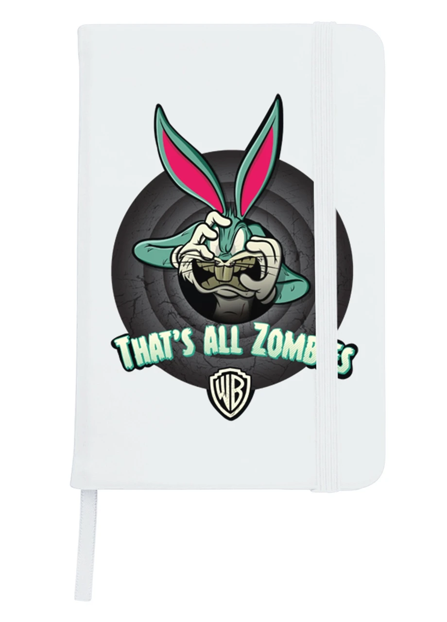 Блокнот А5 Багз Банни Луни Тюнз (Bugs Bunny Looney Tunes) Белый (92228-2882-WT) MobiPrint (257322619)