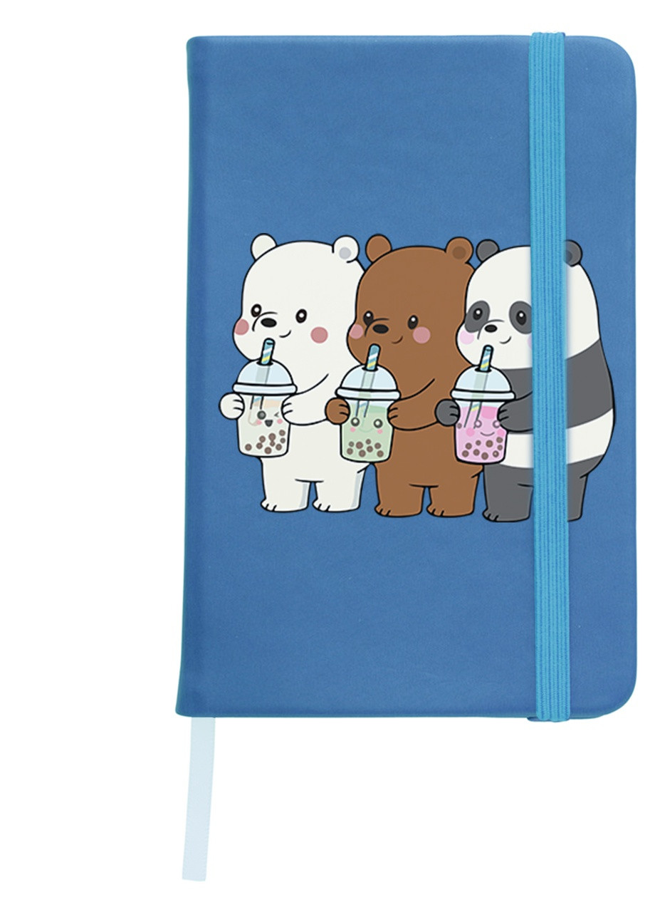 Блокнот А5 Вся правда о медведях (We Bare Bears) Светло-голубой (92228-2896-SK) MobiPrint (257322432)