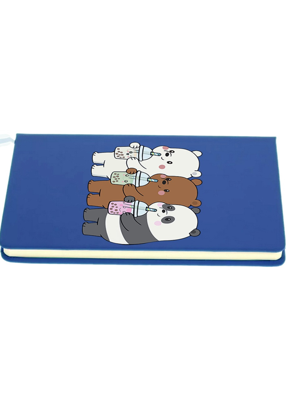 Блокнот А5 Вся правда о медведях (We Bare Bears) Светло-голубой (92228-2896-SK) MobiPrint (257322432)