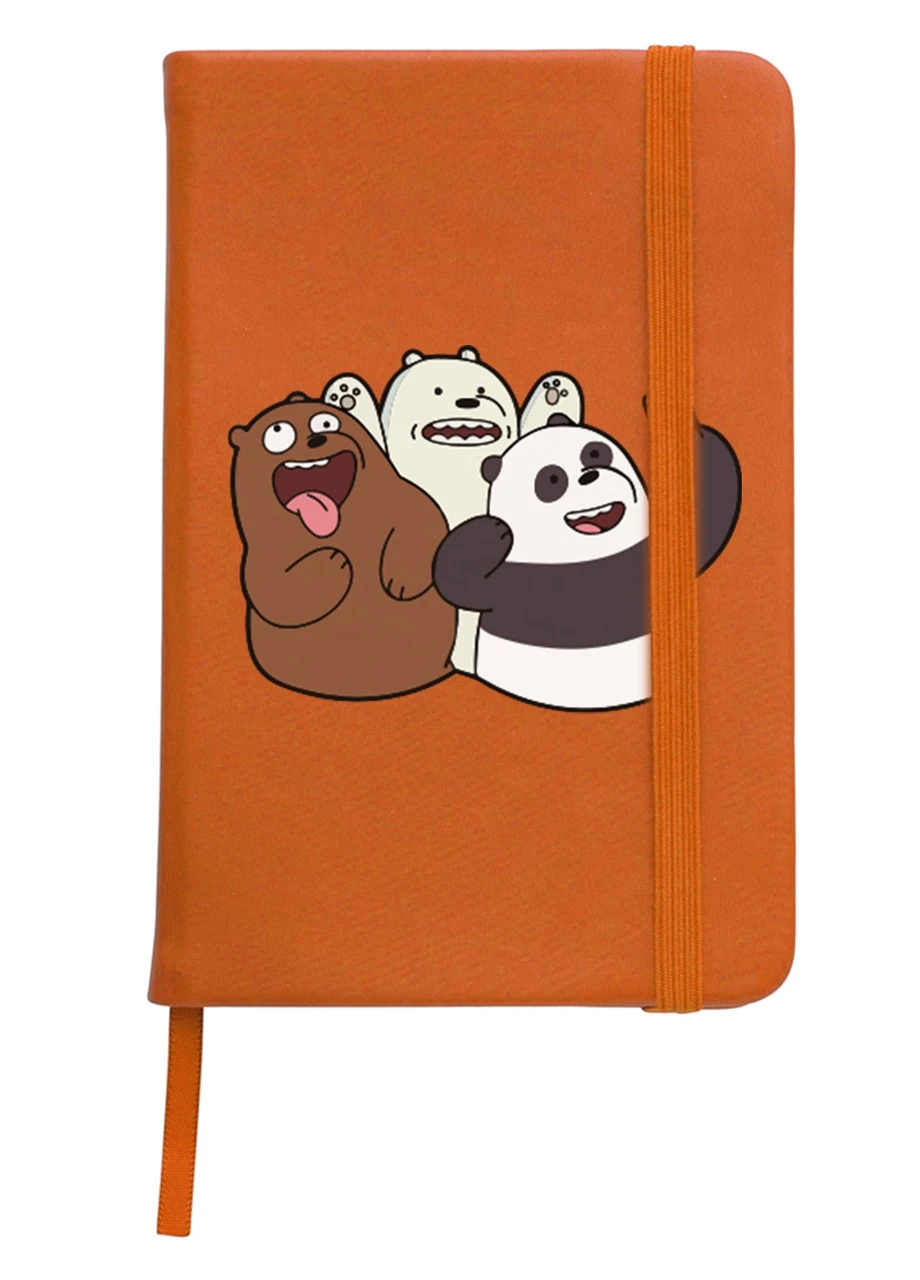 Блокнот А5 Вся правда о медведях (We Bare Bears) Оранжевый (92228-2665-OG) MobiPrint (257324013)