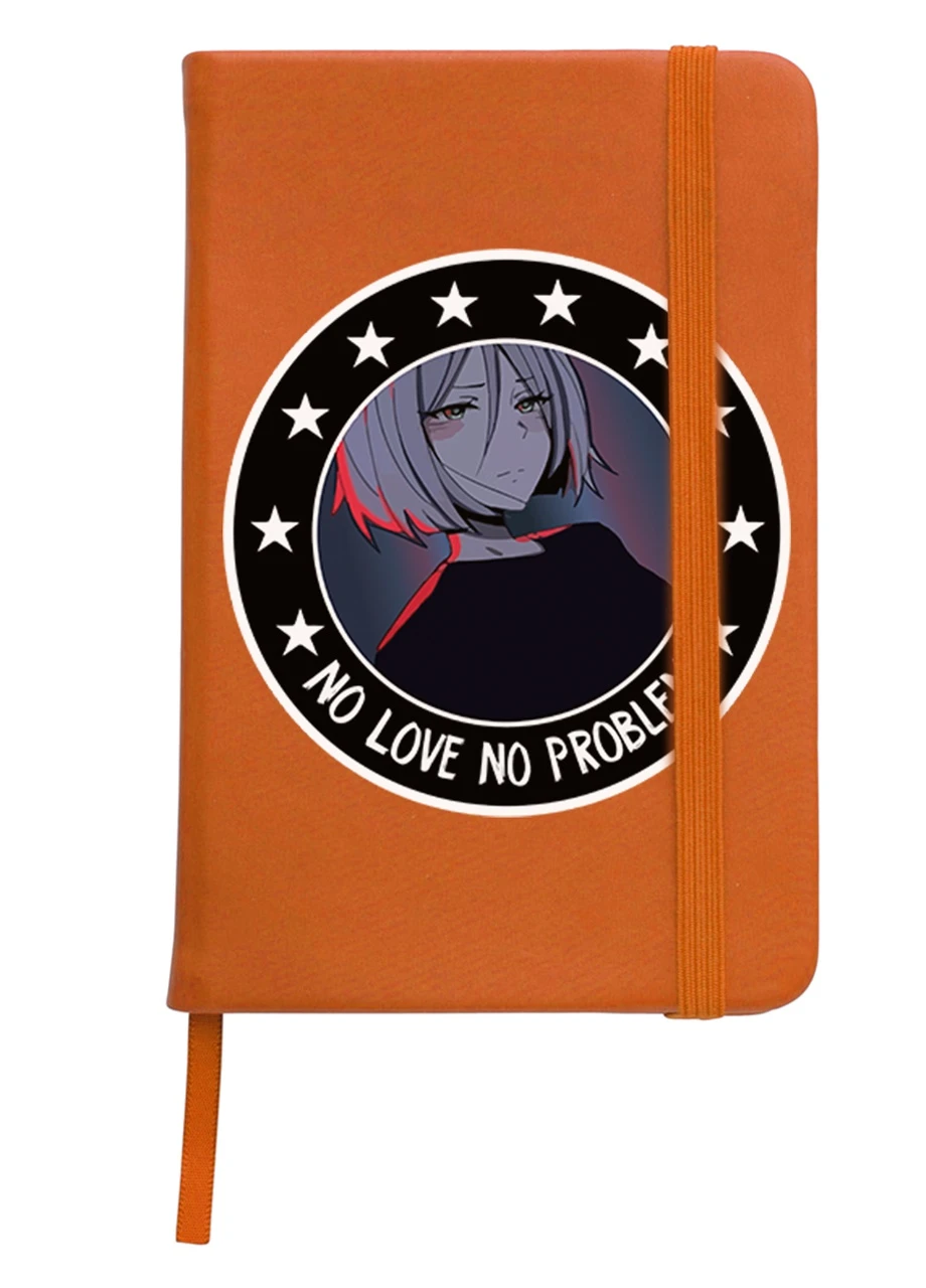 Блокнот А5 Нет любви нет проблем Аниме (No Love No Problem Anime) Оранжевый (92228-2842-OG) MobiPrint (257328565)