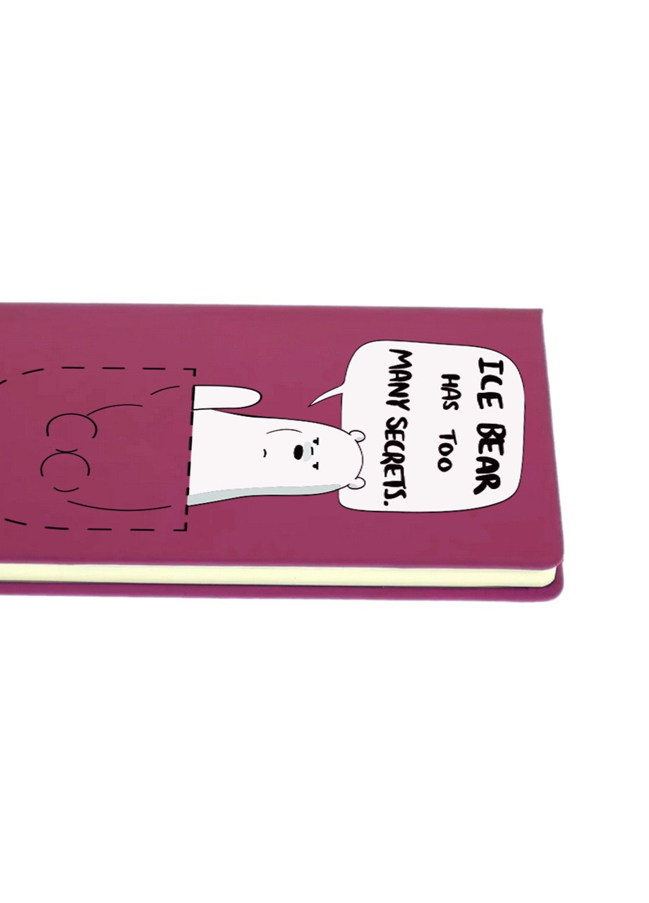 Блокнот А5 Вся правда про ведмедів (We Bare Bears) Малиновий (92228-2904-FU) MobiPrint (257323924)