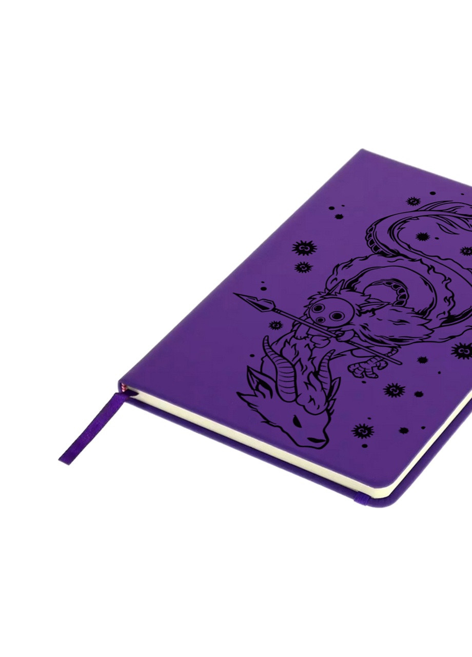 Блокнот А5 Хаку Унесённые призраками (Spirited Away) Фиолетовый (92228-2833-PU) MobiPrint (257327455)