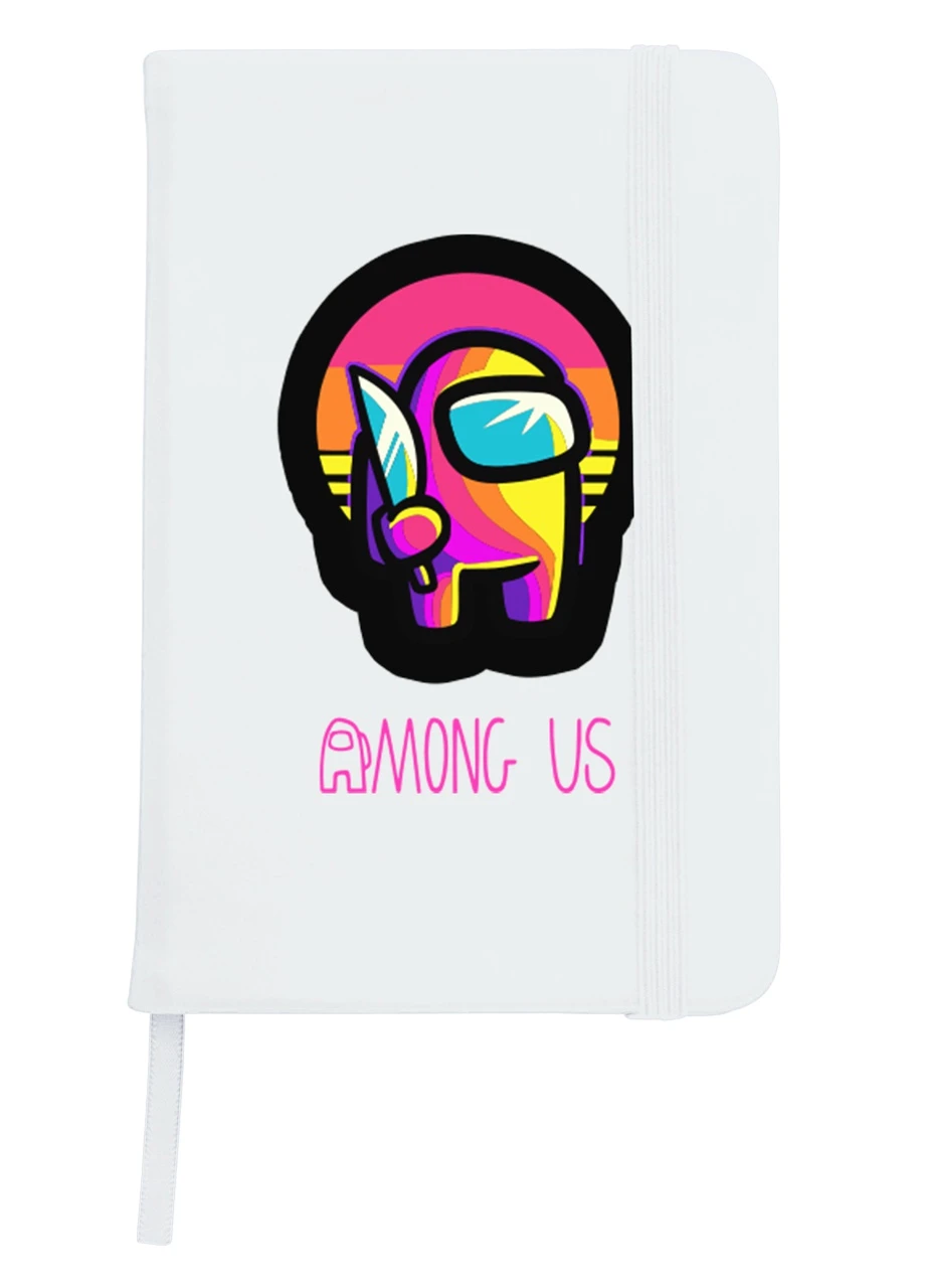 Блокнот А5 Амонг Ас (Among Us) Білий (92228-2406-WT) MobiPrint (257327197)