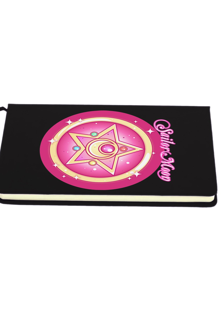 Блокнот А5 Сейлор Мун (Sailor Moon) Черный (92228-2918-BK) MobiPrint (257325761)