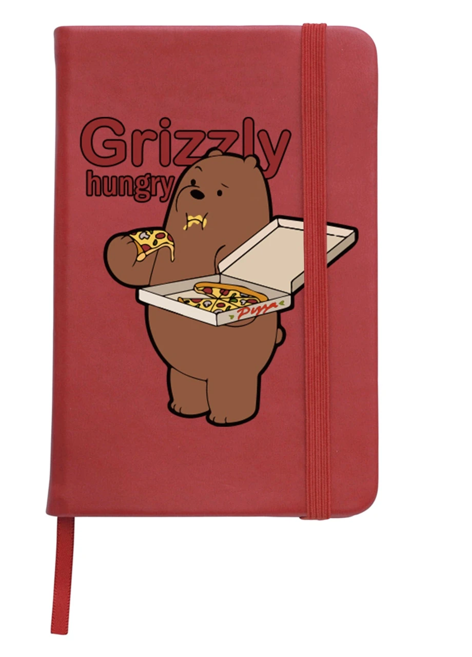 Блокнот А5 Вся правда о медведях (We Bare Bears) Красный (92228-2909-RD) MobiPrint (257322101)
