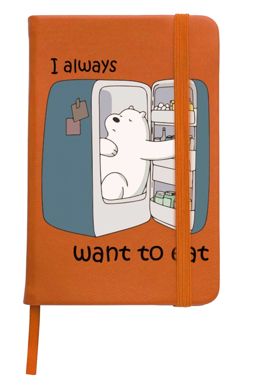 Блокнот А5 Вся правда про ведмедів (We Bare Bears) Помаранчевий (92228-2907-OG) MobiPrint (257327316)