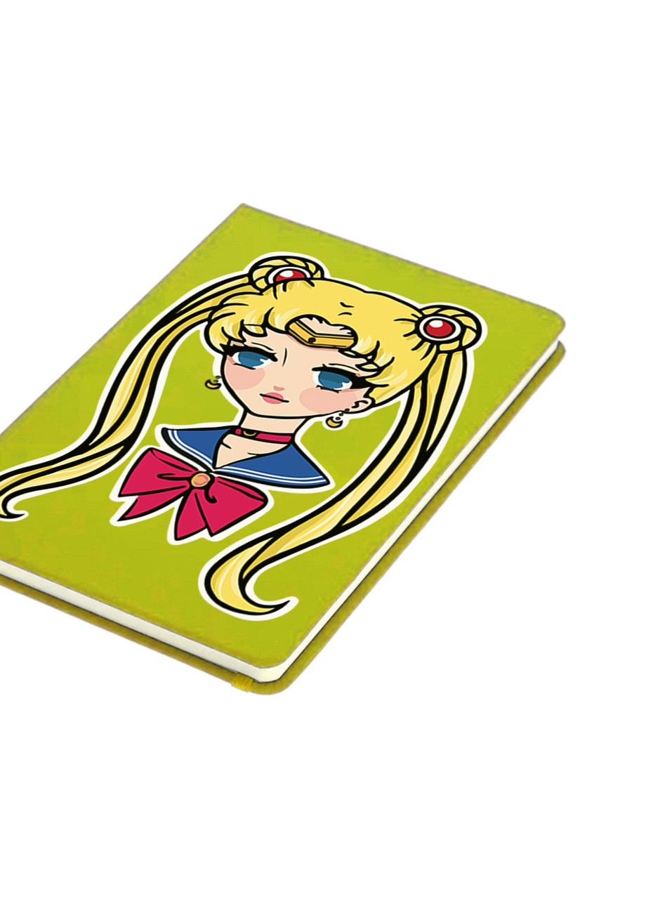 Блокнот А5 Сейлор Мун (Sailor Moon) Салатовый (92228-2926-LM) MobiPrint (257327965)