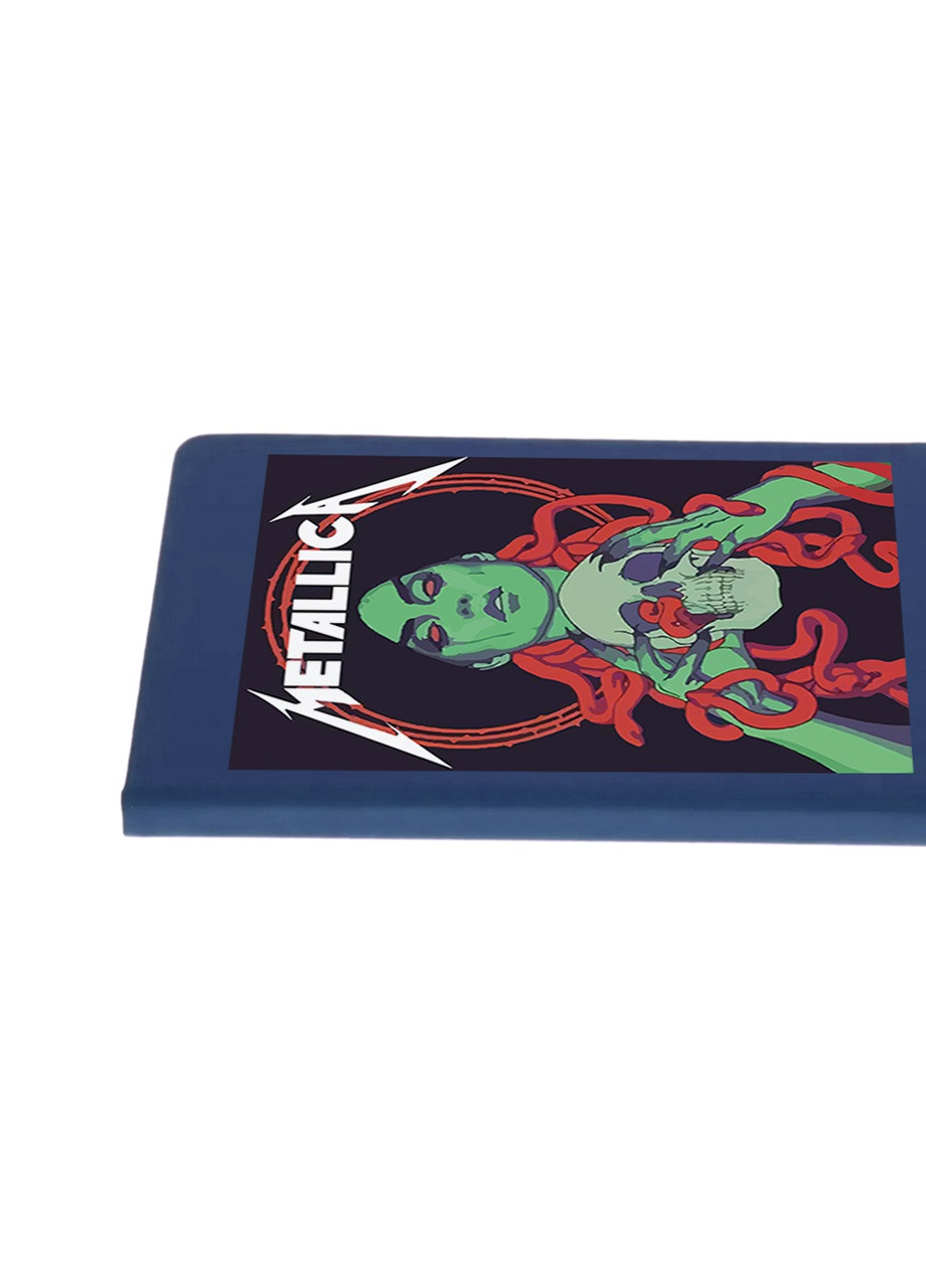 Блокнот А5 Металіка (Metallica) Темно-синій (92228-2983-NB) MobiPrint (257322521)