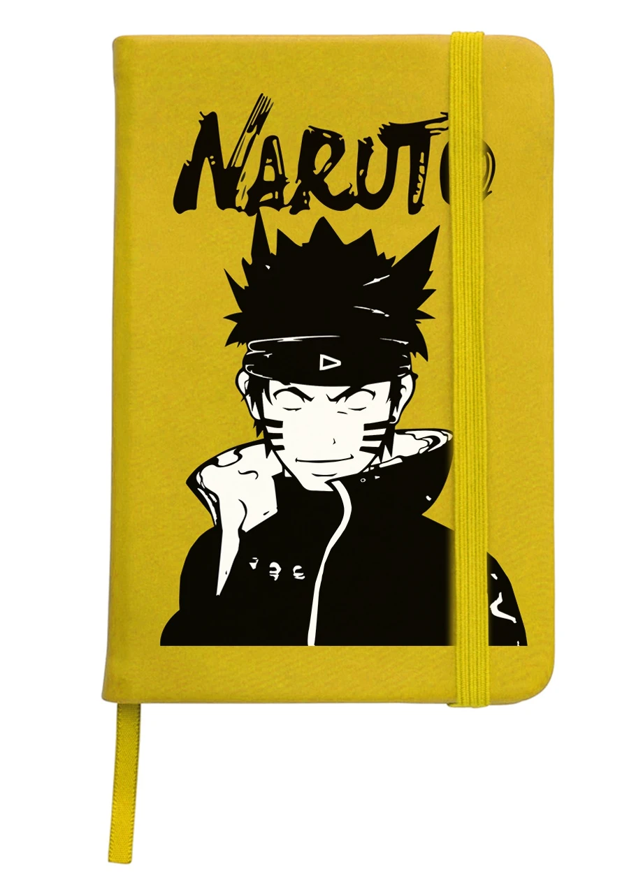 Блокнот А5 Наруто (Naruto) Желтый (92228-3338-SY) MobiPrint (257326696)