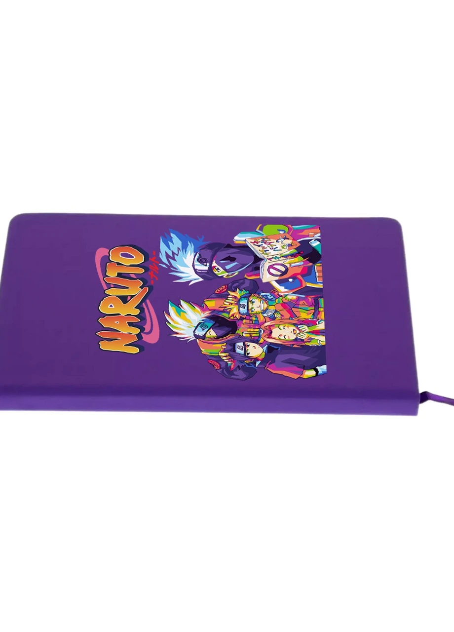 Блокнот А5 Наруто (Naruto) Фиолетовый (92228-3336-PU) MobiPrint (257321736)