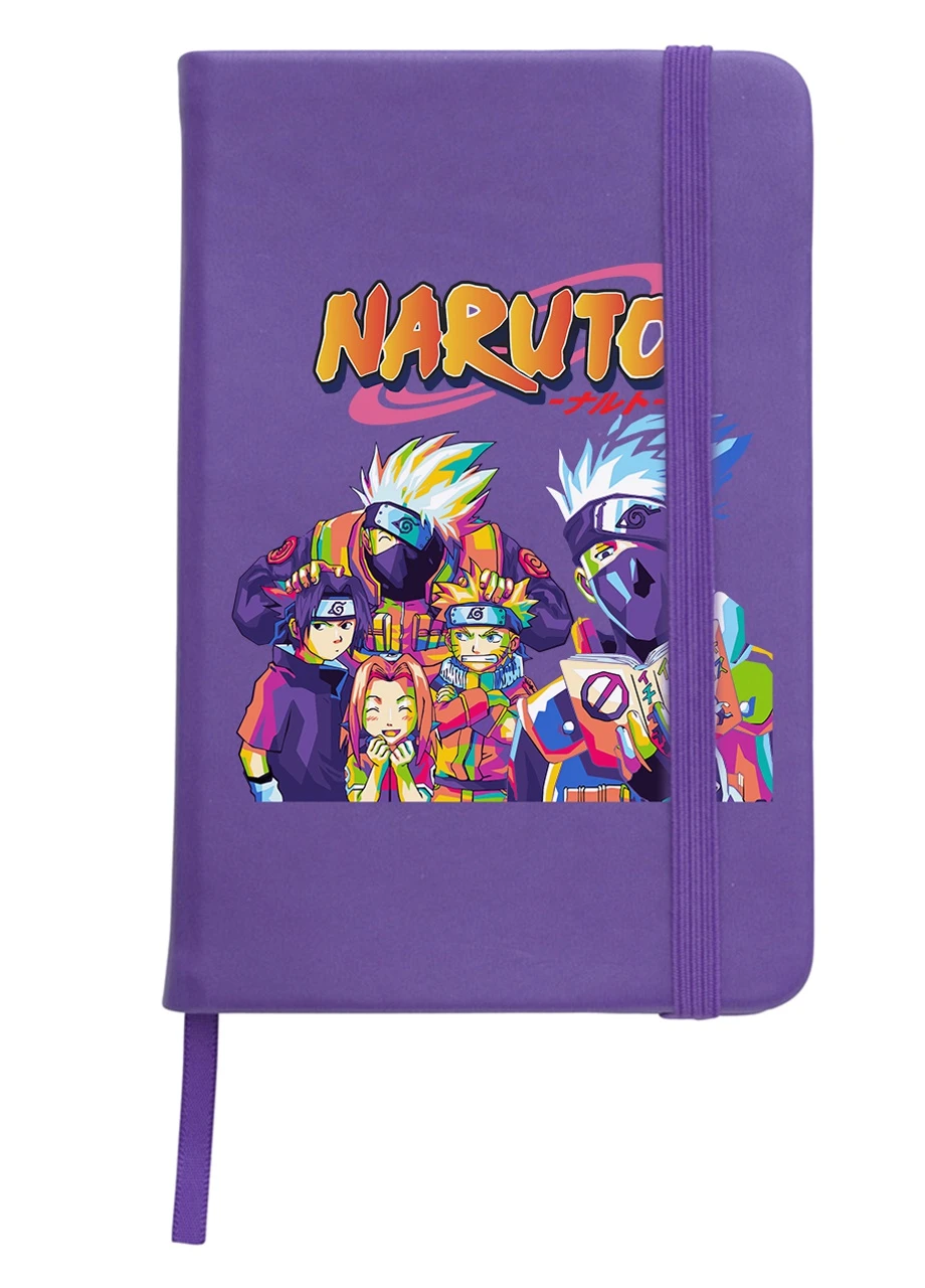 Блокнот А5 Наруто (Naruto) Фиолетовый (92228-3336-PU) MobiPrint (257321736)