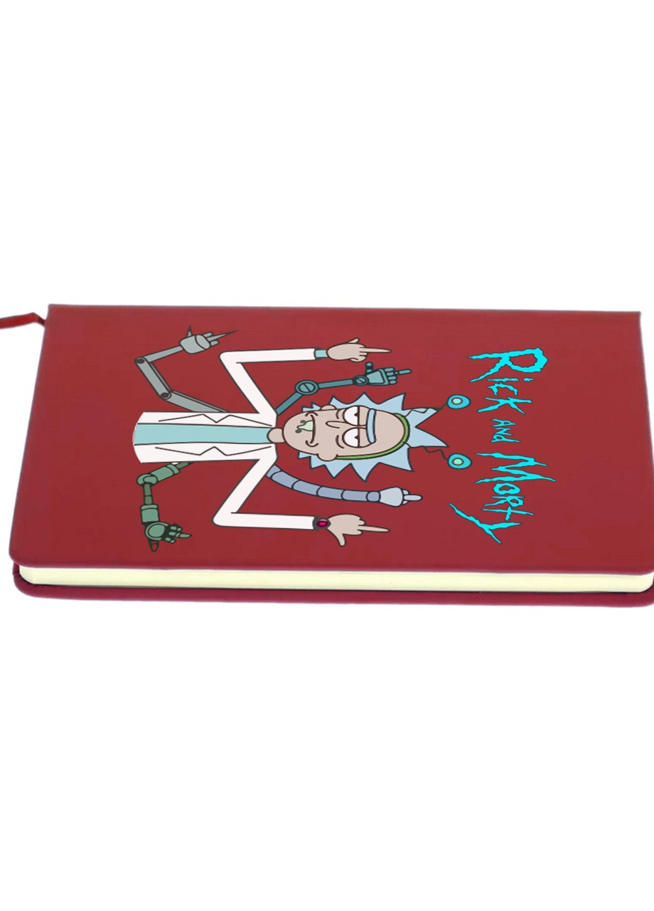 Блокнот А5 Рік Санчез Рік та Морті (Rick Sanchez Rick and Morty) Червоний (92228-2948-RD) MobiPrint (257324722)
