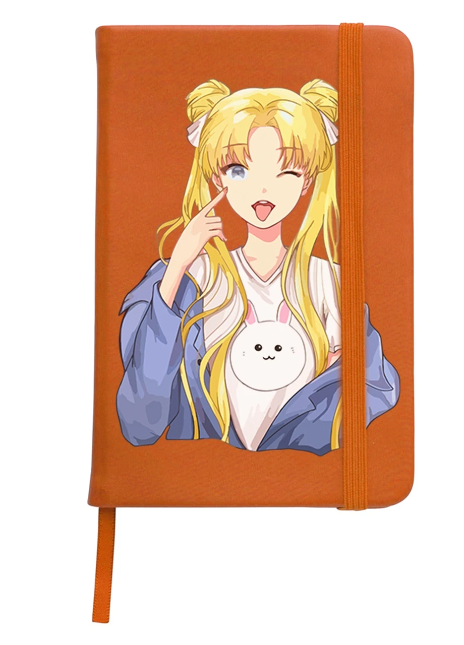 Блокнот А5 Сейлор Мун (Sailor Moon) Помаранчевий (92228-2925-OG) MobiPrint (257324181)