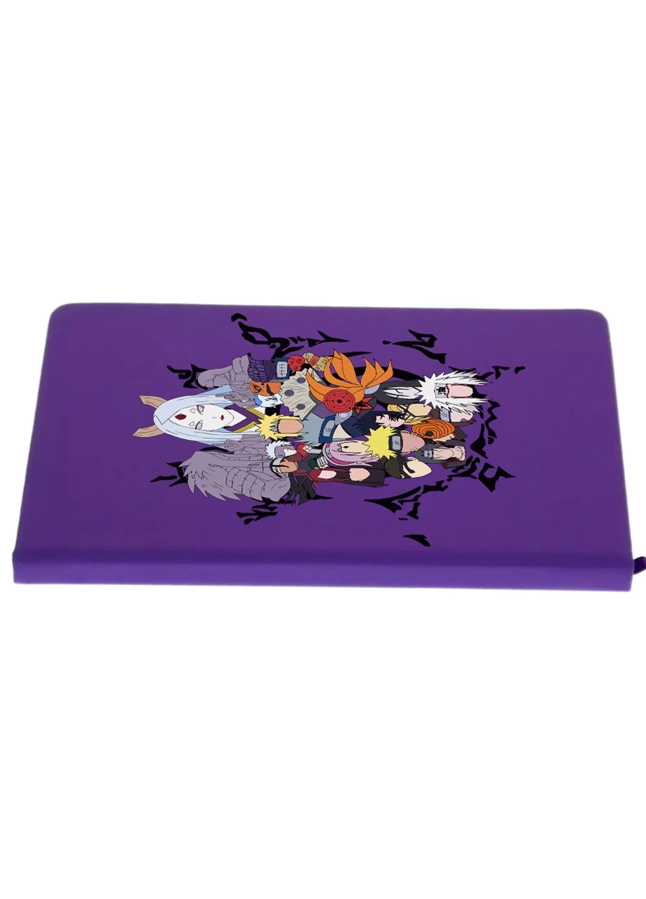 Блокнот А5 Наруто (Naruto) Фіолетовий (92228-3334-PU) MobiPrint (257326281)