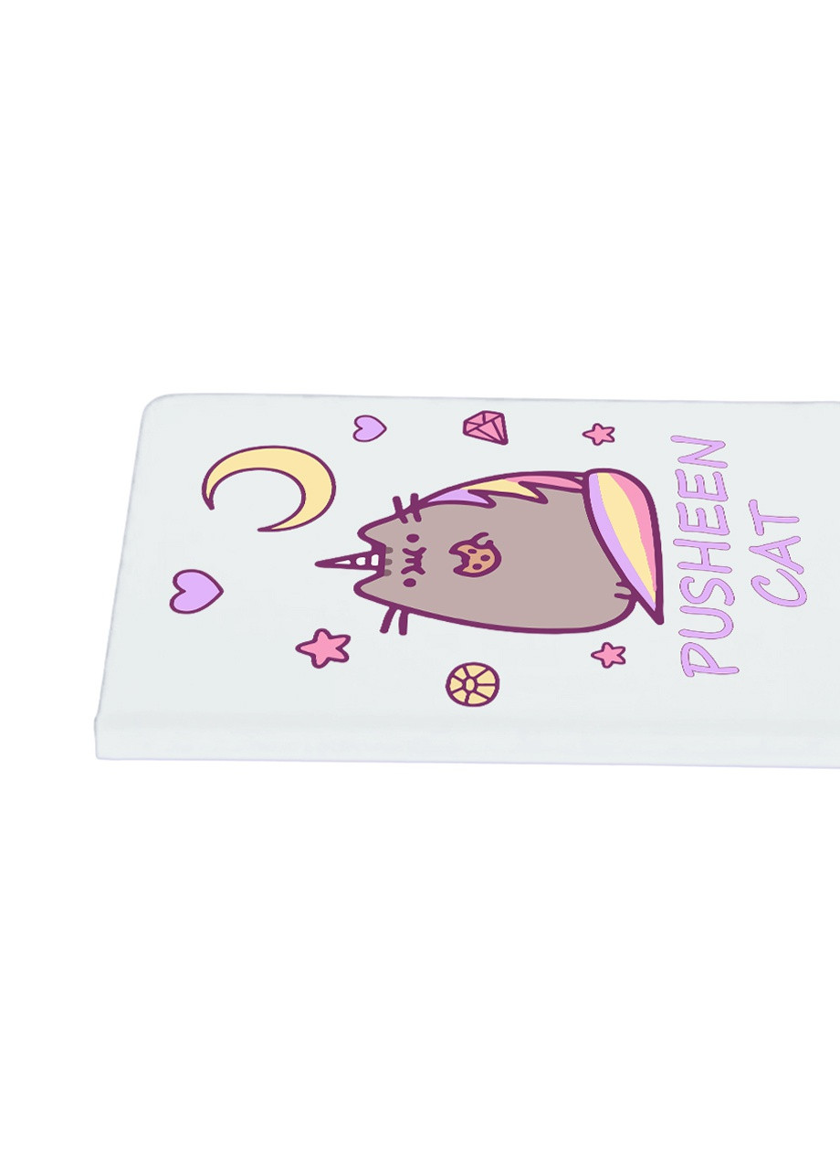 Блокнот А5 Кіт Пушин (Pusheen Cat) Білий (92228-3349-WT) MobiPrint (257322561)