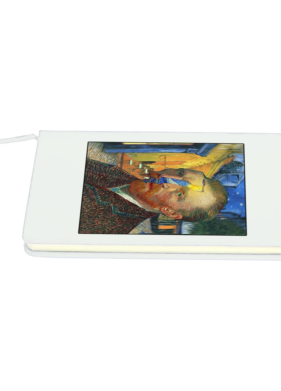 Блокнот А5 Вінсент Ван Гог (Vincent van Gogh) Білий (92228-2968-WT) MobiPrint (257328600)