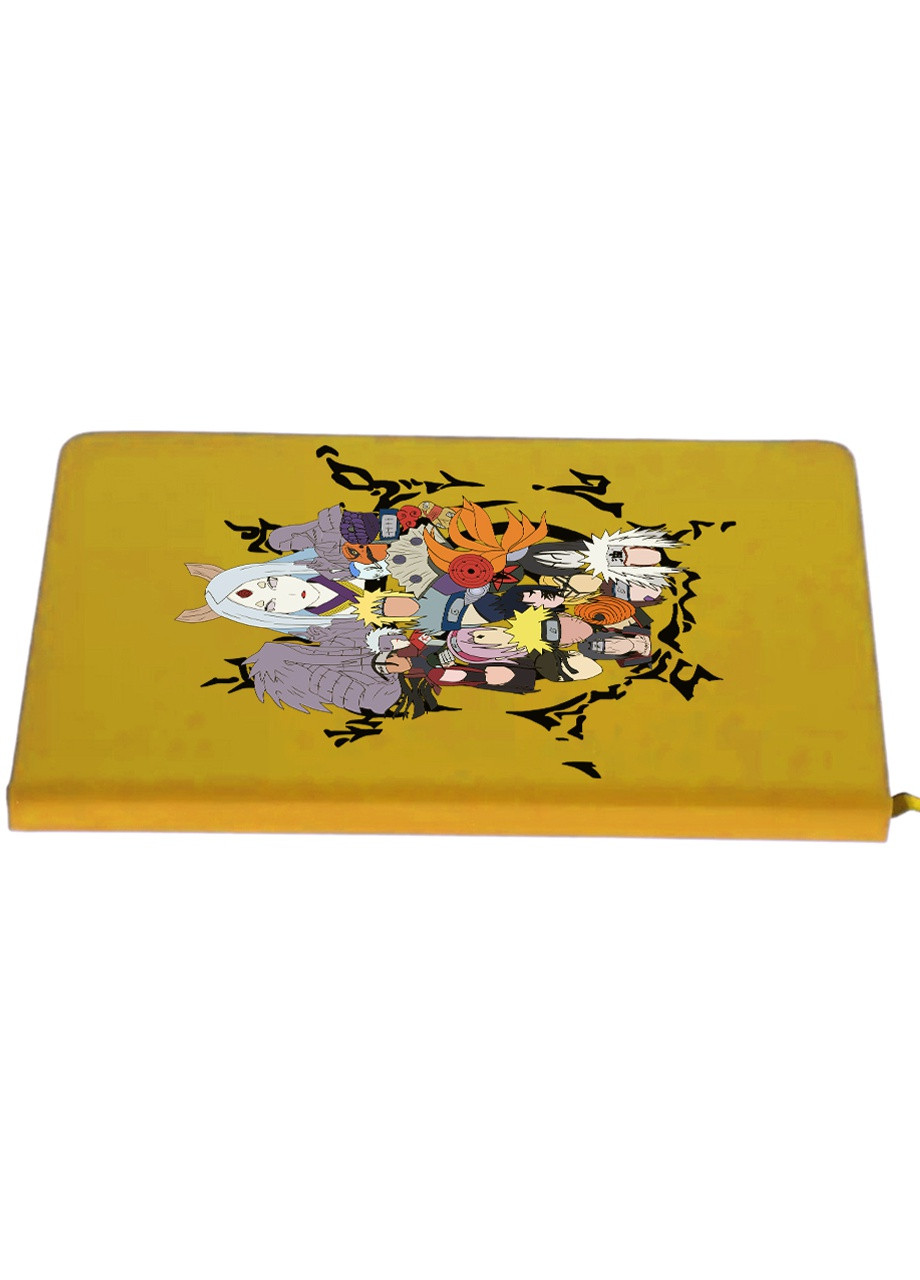 Блокнот А5 Наруто (Naruto) Желтый (92228-3334-SY) MobiPrint (257327599)