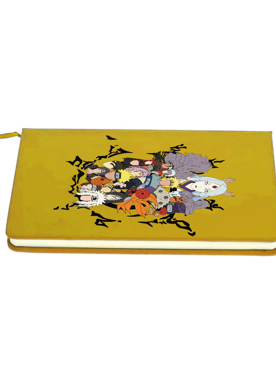 Блокнот А5 Наруто (Naruto) Желтый (92228-3334-SY) MobiPrint (257327599)