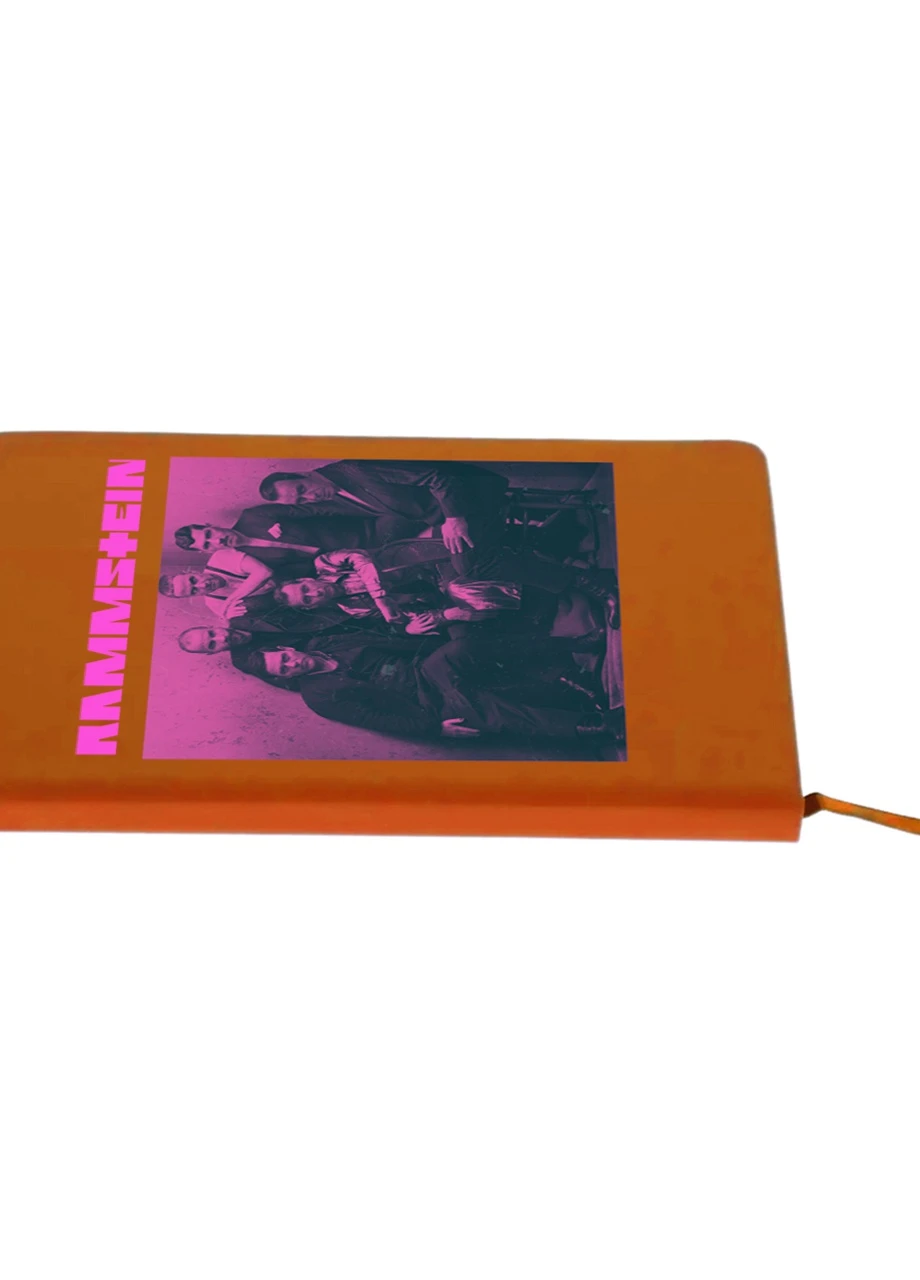 Блокнот А5 Рамштайн (Rammstein) Помаранчевий (92228-2976-OG) MobiPrint (257324458)