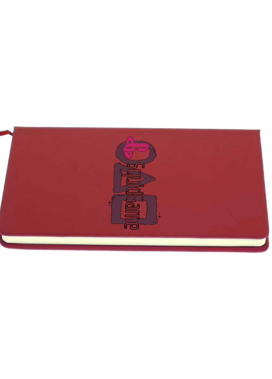 Блокнот А5 Игра в кальмара (PlayStation Squid Game) Красный (92228-3369-RD) MobiPrint (257323384)