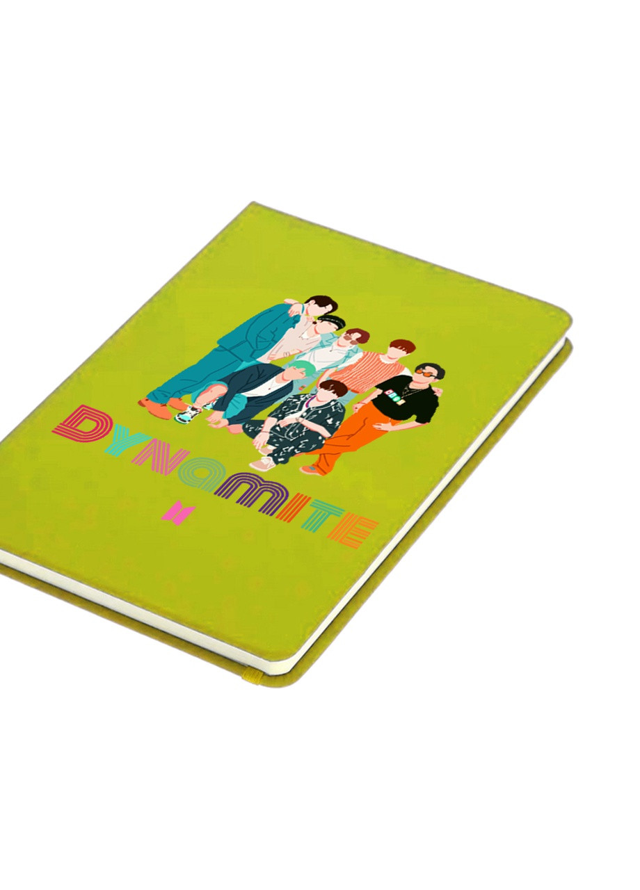 Блокнот А5 БТС (BTS) Салатовий (92228-3270-LM) MobiPrint (257327440)