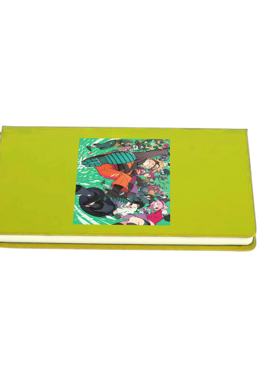Блокнот А5 Наруто (Naruto) Салатовий (92228-3091-LM) MobiPrint (257327232)