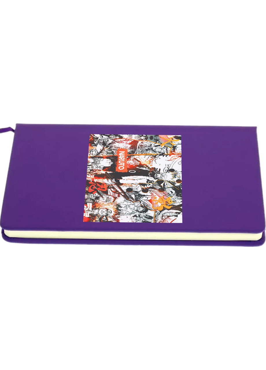 Блокнот А5 Наруто (Naruto) Фиолетовый (92228-3110-PU) MobiPrint (257327711)