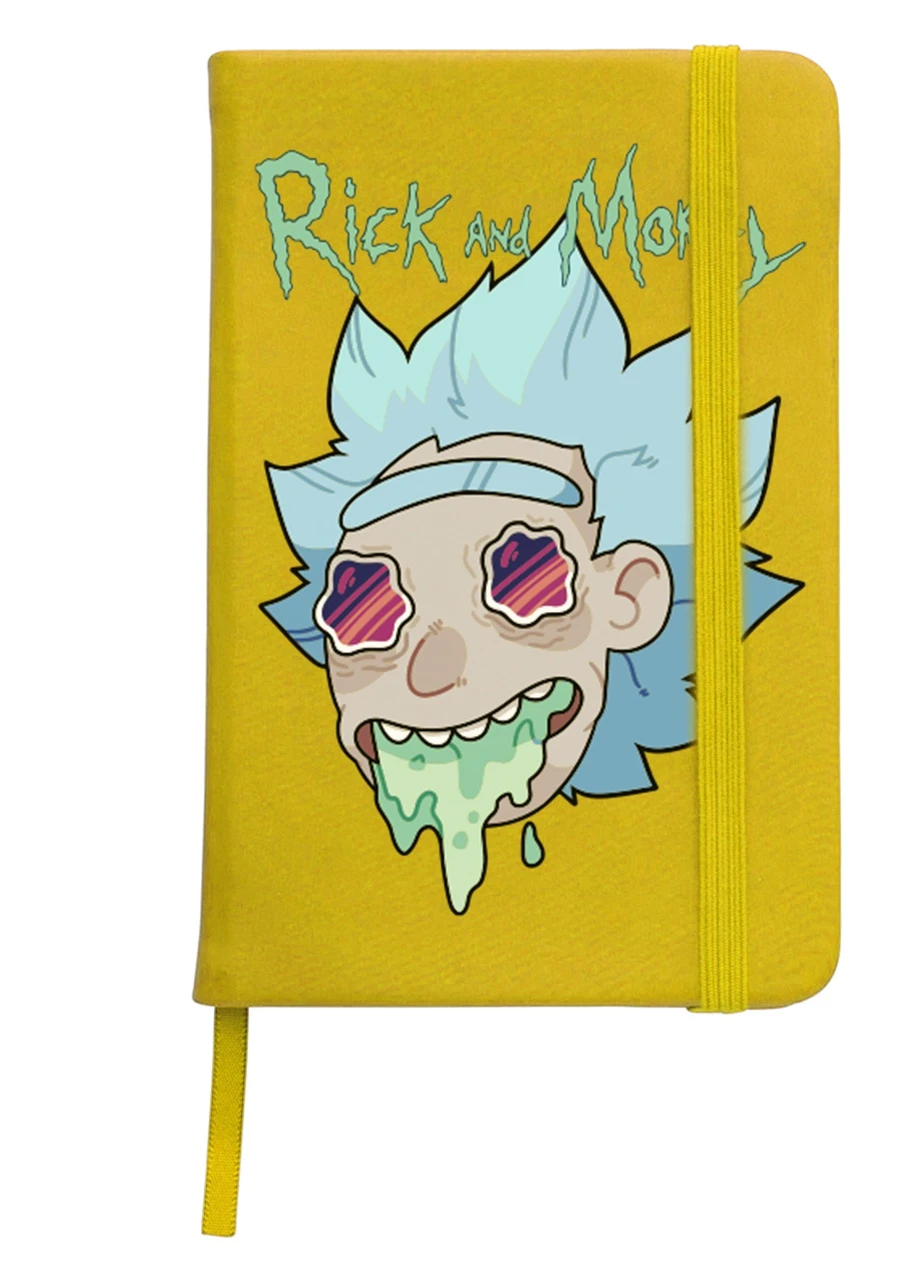 Блокнот А5 Морті Сміт Рік та Морті (Morty Smith Rick and Morty) Жовтий (92228-2945-SY) MobiPrint (257324599)