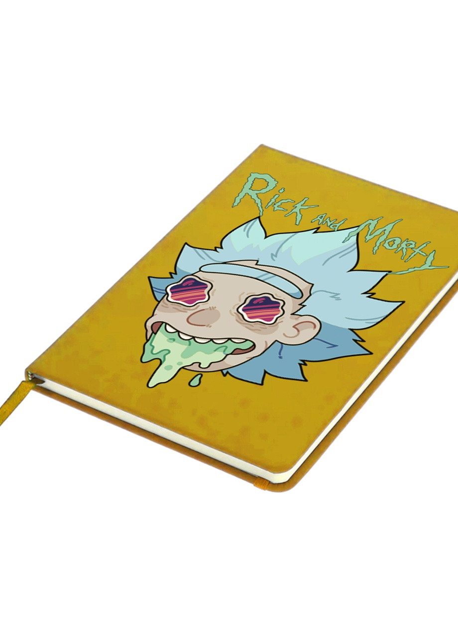 Блокнот А5 Морті Сміт Рік та Морті (Morty Smith Rick and Morty) Жовтий (92228-2945-SY) MobiPrint (257324599)