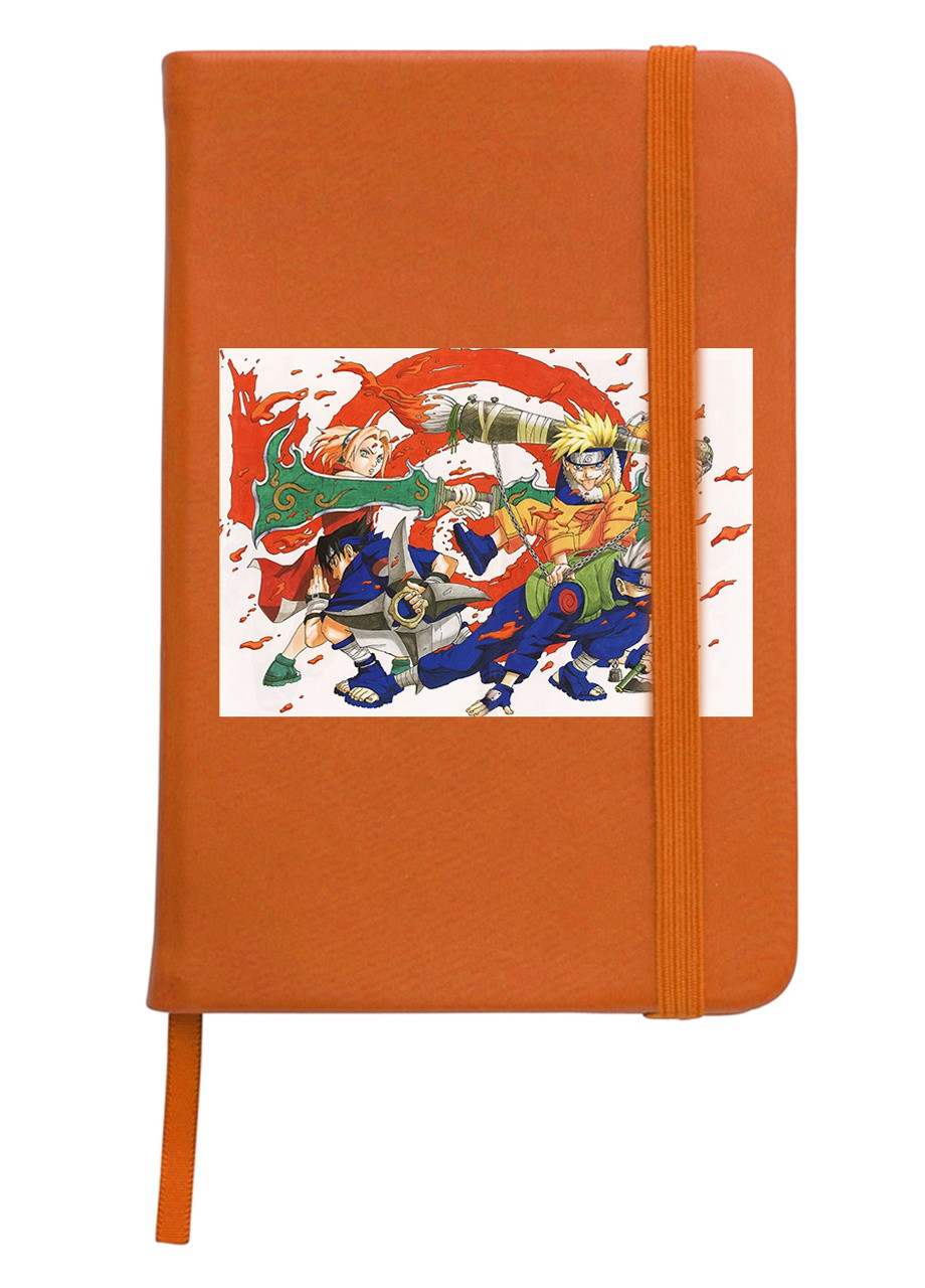 Блокнот А5 Наруто (Naruto) Оранжевый (92228-3111-OG) MobiPrint (257321947)