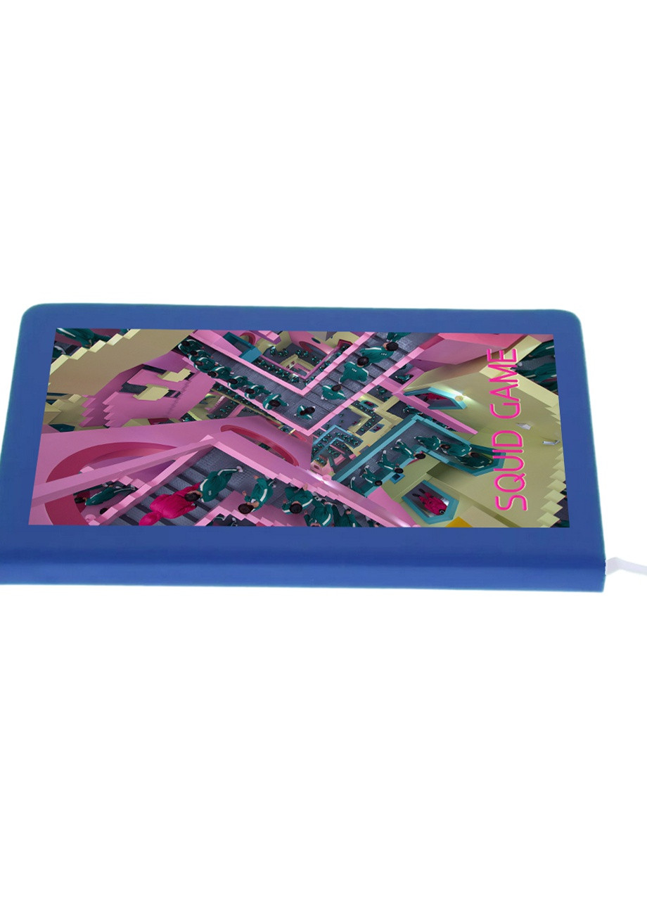 Блокнот А5 Гра в кальмара (Squid Game) Світло-блакитний (92228-3363-SK) MobiPrint (257322853)