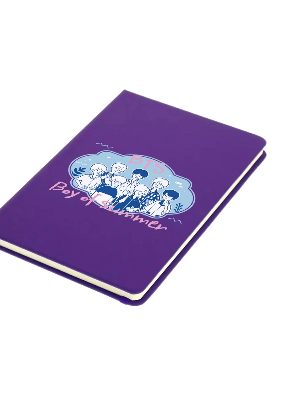 Блокнот А5 БТС (BTS) Фиолетовый (92228-3266-PU) MobiPrint (257323696)