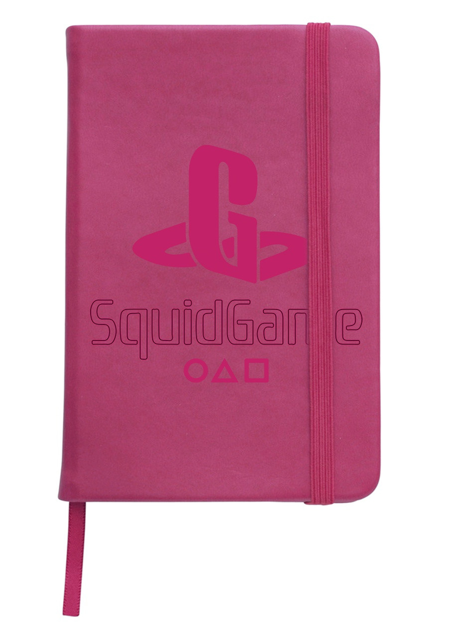 Блокнот А5 Игра в кальмара (PlayStation Squid Game) Малиновый (92228-3370-FU) MobiPrint (257325854)