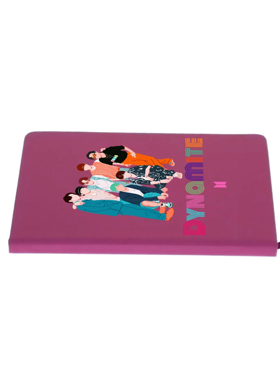 Блокнот А5 БТС (BTS) Малиновий (92228-3270-FU) MobiPrint (257323244)