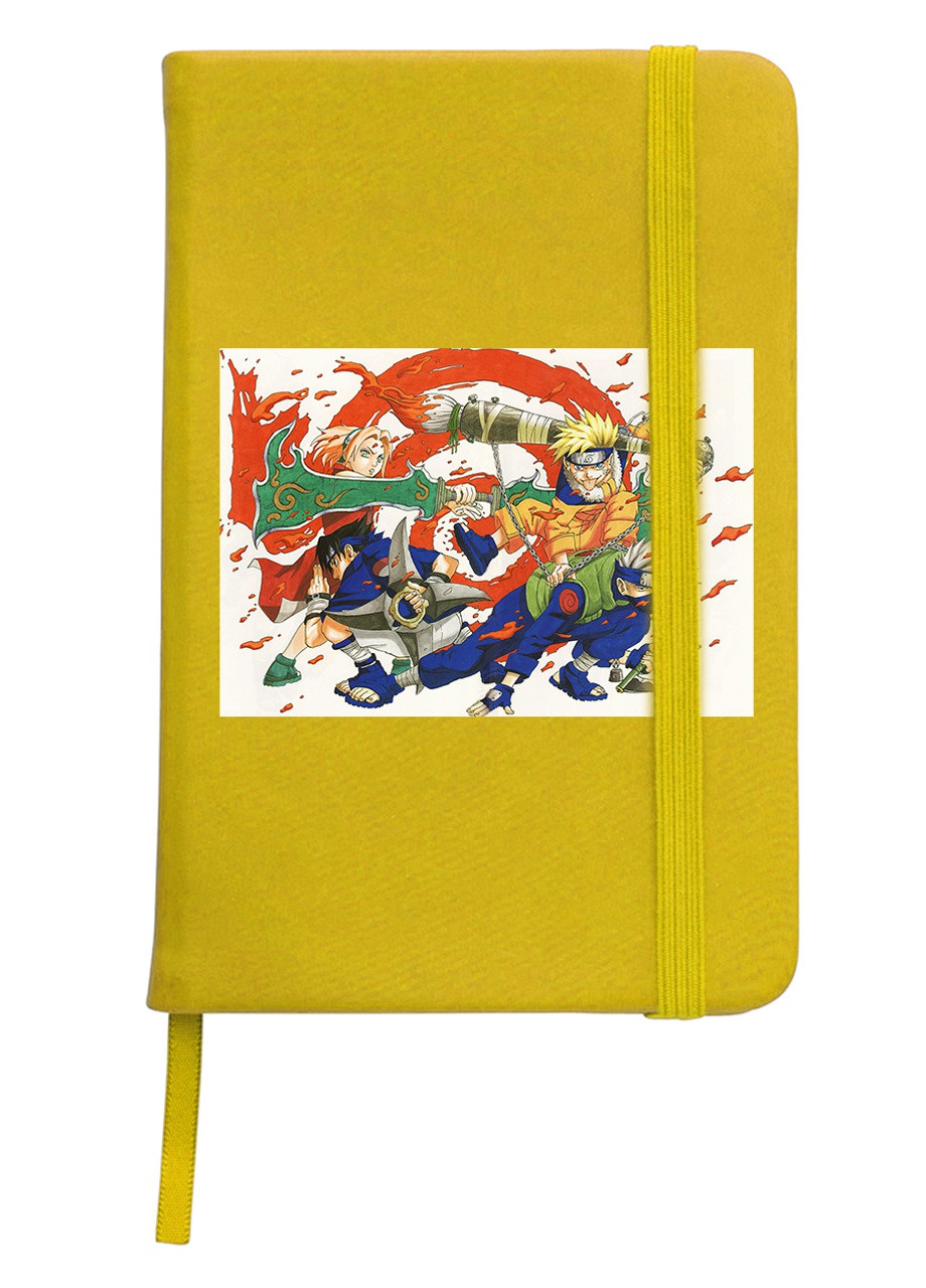 Блокнот А5 Наруто (Naruto) Желтый (92228-3111-SY) MobiPrint (257325121)