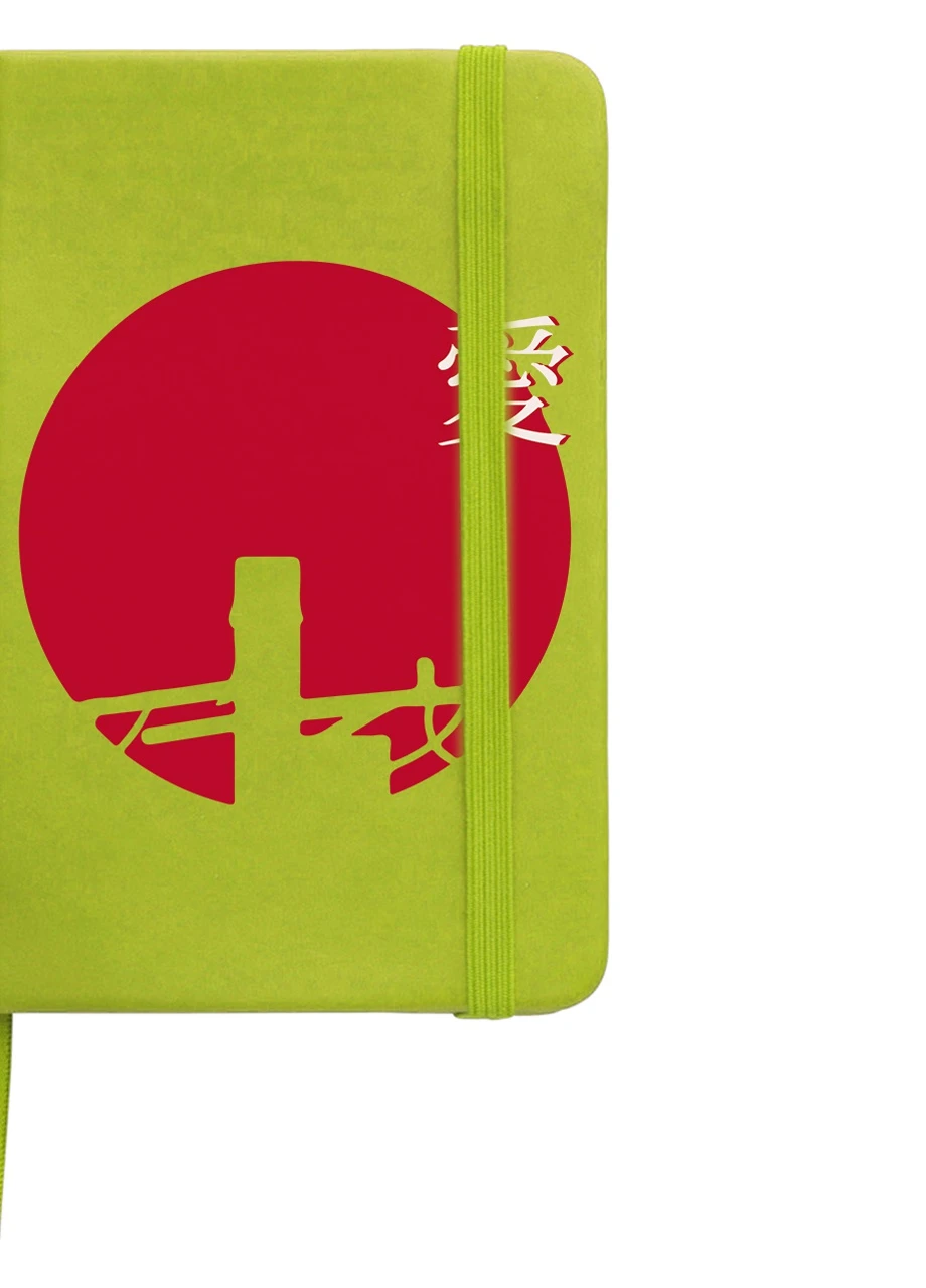 Блокнот А5 Японія (Japan art Minimalism) Салатовий (92228-3333-LM) MobiPrint (257326823)