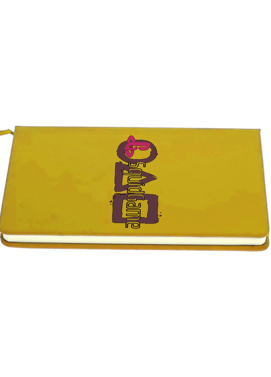 Блокнот А5 Гра в кальмара (PlayStation Squid Game) Жовтий (92228-3369-SY) MobiPrint (257327185)