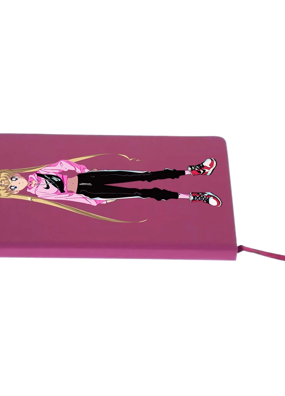 Блокнот А5 Сейлор Мун (Sailor Moon) Малиновий (92228-2927-FU) MobiPrint (257322488)