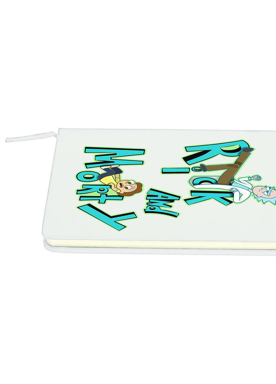 Блокнот А5 Рік Санчез та Морті Сміт Рік та Морті (Rick and Morty) Білий (92228-2939-WT) MobiPrint (257328526)